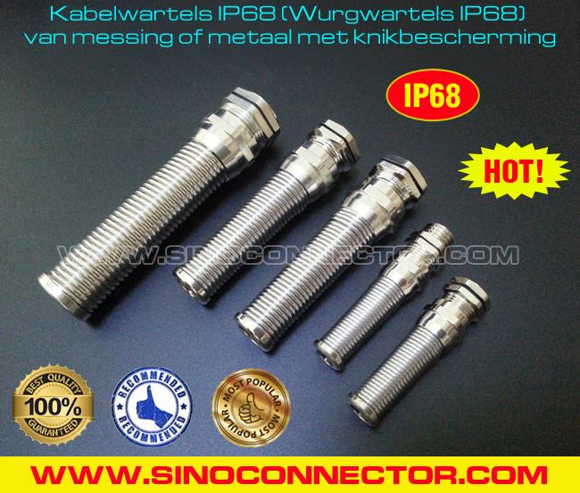 IP68 vodootporne PG navojne spiralne kabelske uvodnice od nehrđajućeg čelika (kabelski konektori) sa zaštitom od savijanja